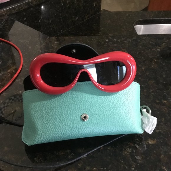 Loewe inflated mask style sunglasses new